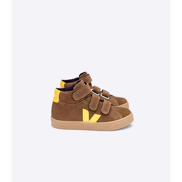 Veja ESPLAR MID SUEDE Hoog Kinderen Koffie | BE 696LIS